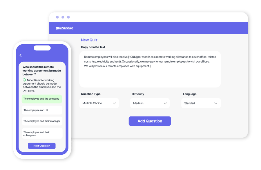 Multiple Choice Test Maker Generate Quiz Questions With AI