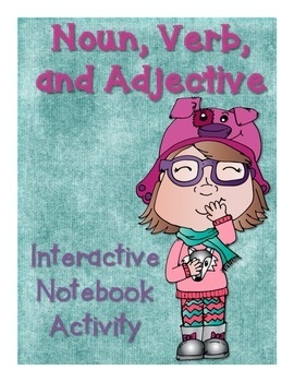 Noun Verb Adjective Interactive Notebook Lesson By Polka Dot Lesson Plans
