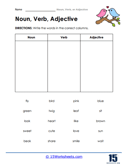 Noun Vs Verb Worksheet Prntbl concejomunicipaldechinu gov co