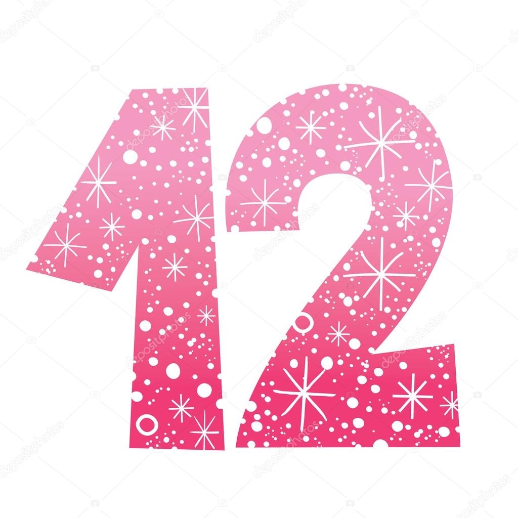 Number 12 Pink