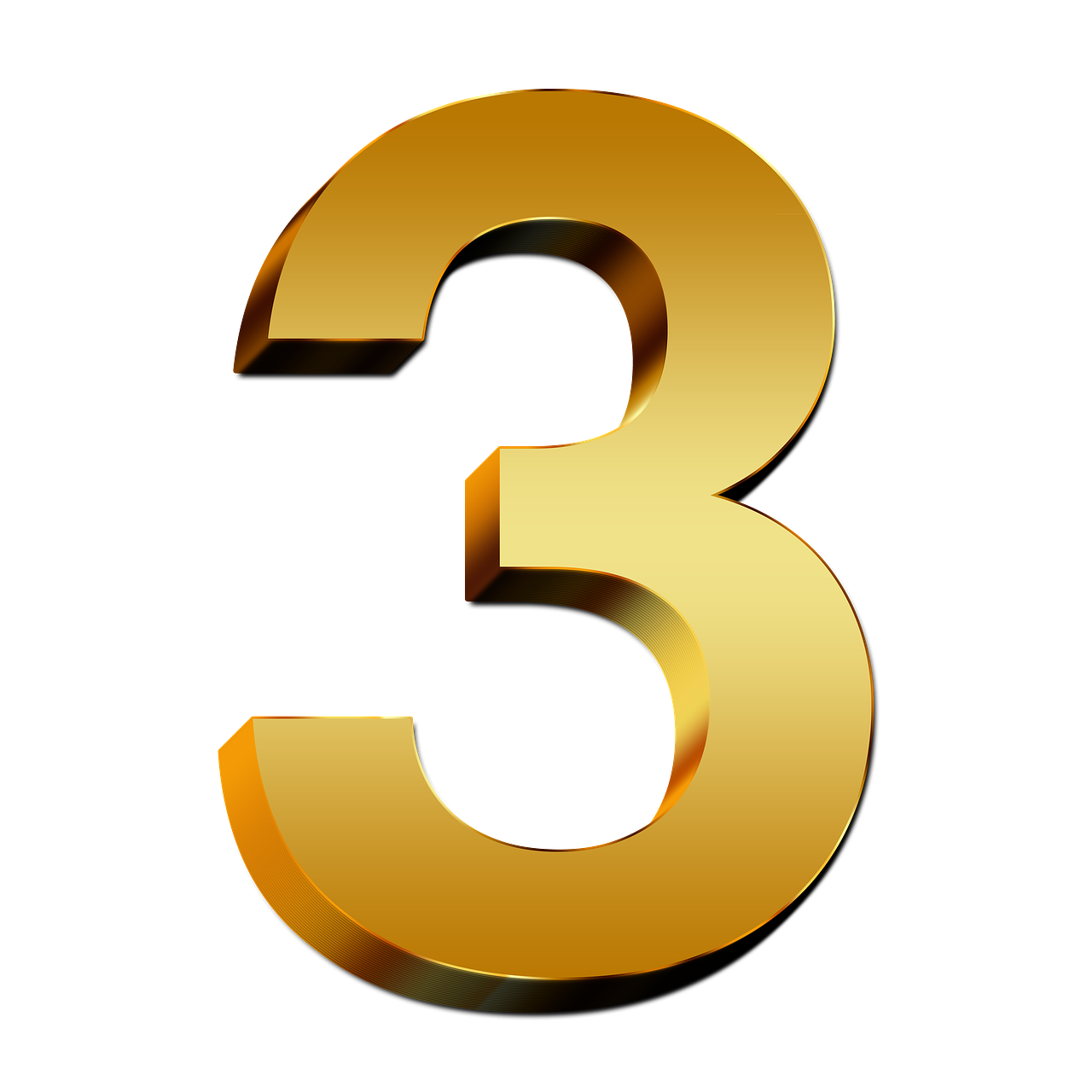 Number 3 Png