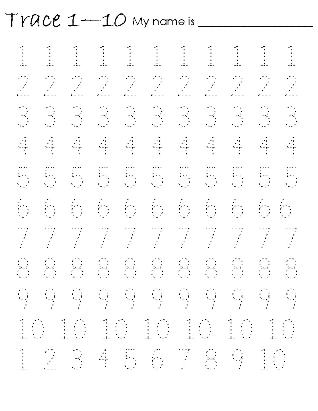 Number Tracing Free Printable Get Your Worksheets From Tpt Printable 