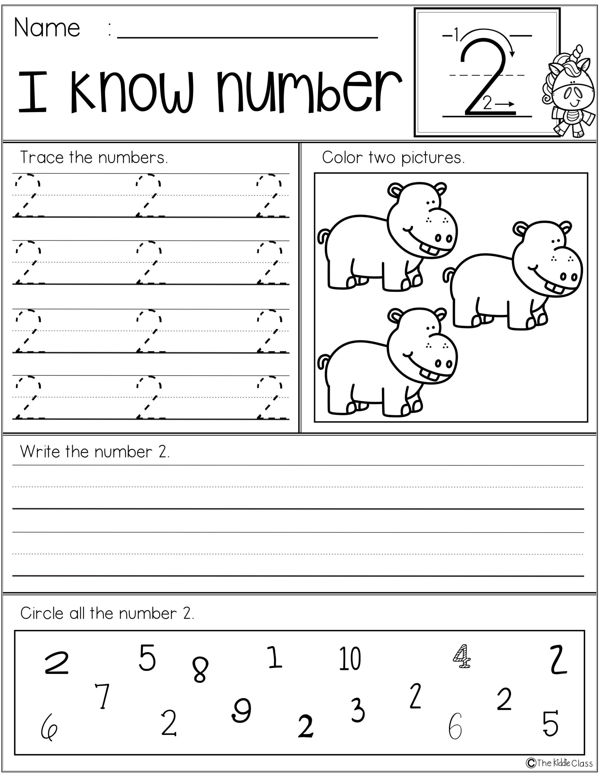 Number Writing Practice 1 20 Free