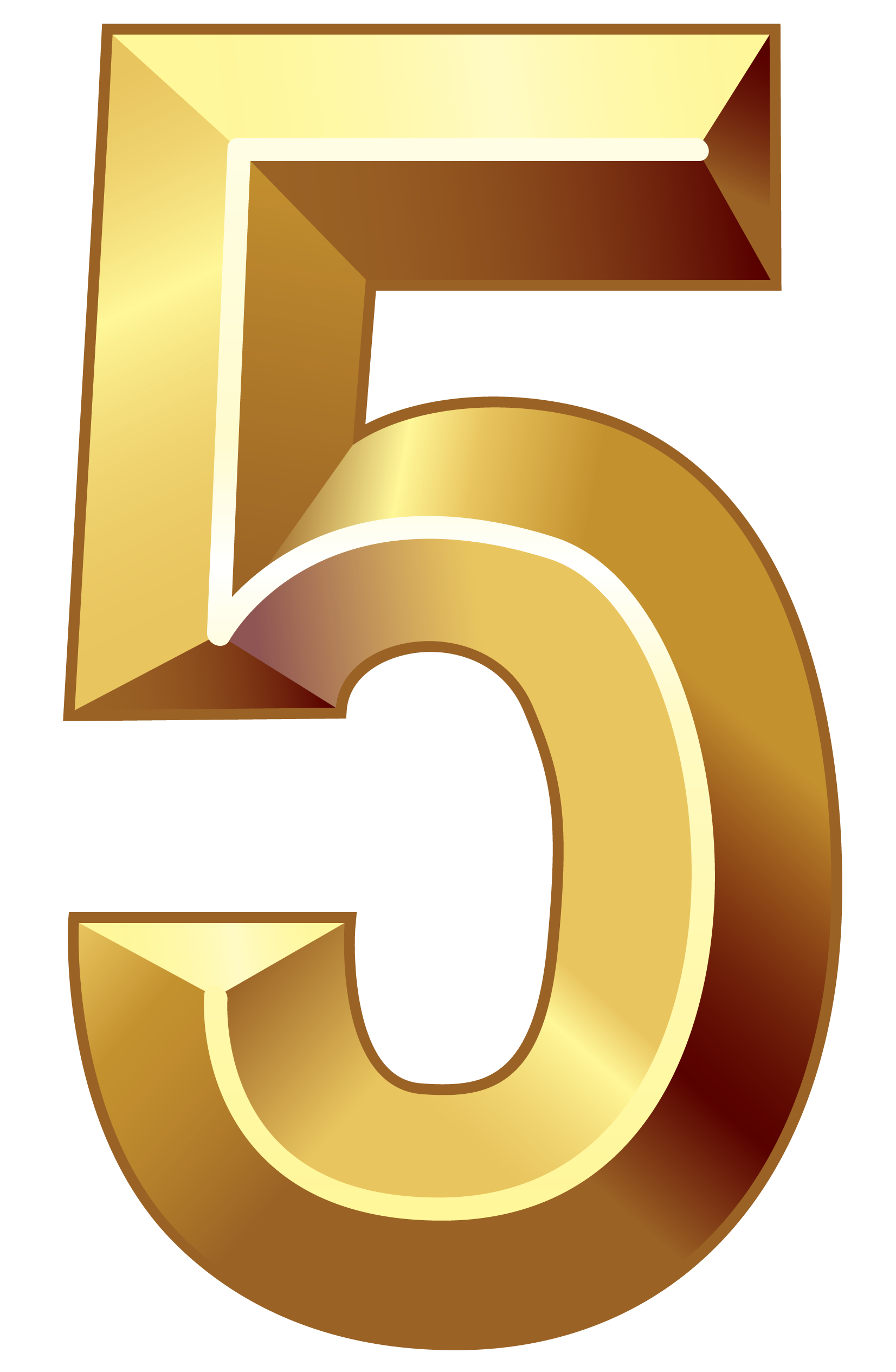 Numbers Clipart Five Glossy Number 5 Png Download Ful Vrogue co
