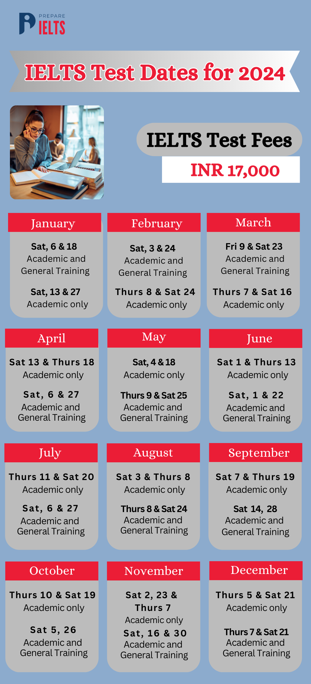 upcoming ielts exam dates