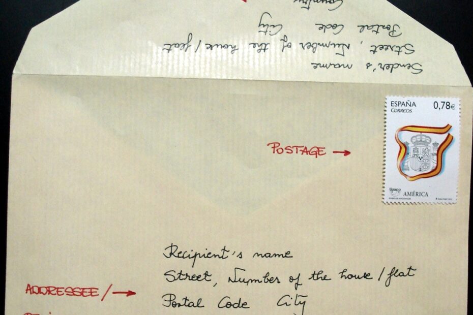 Penpalling And Letters How To Address An Envelope