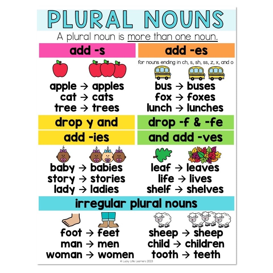 proper noun plural rules