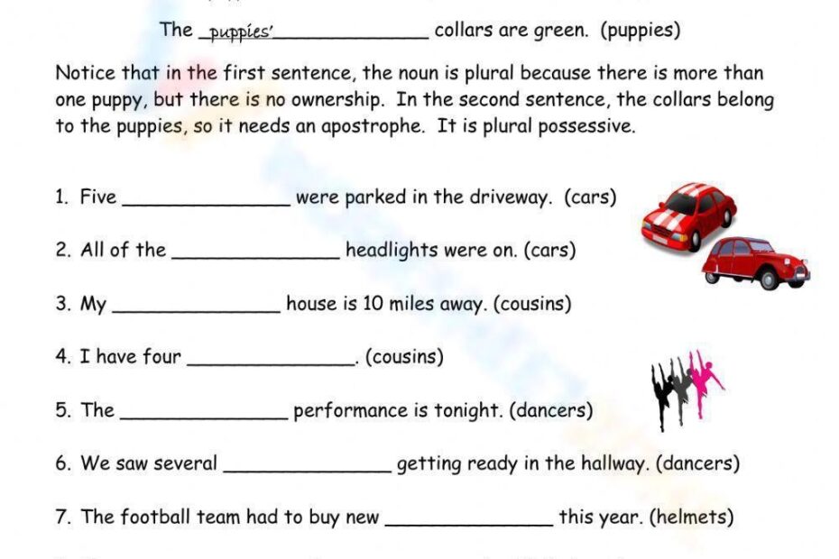 Plural Or Possessive Nouns Year 4 CGP Plus Worksheets Library