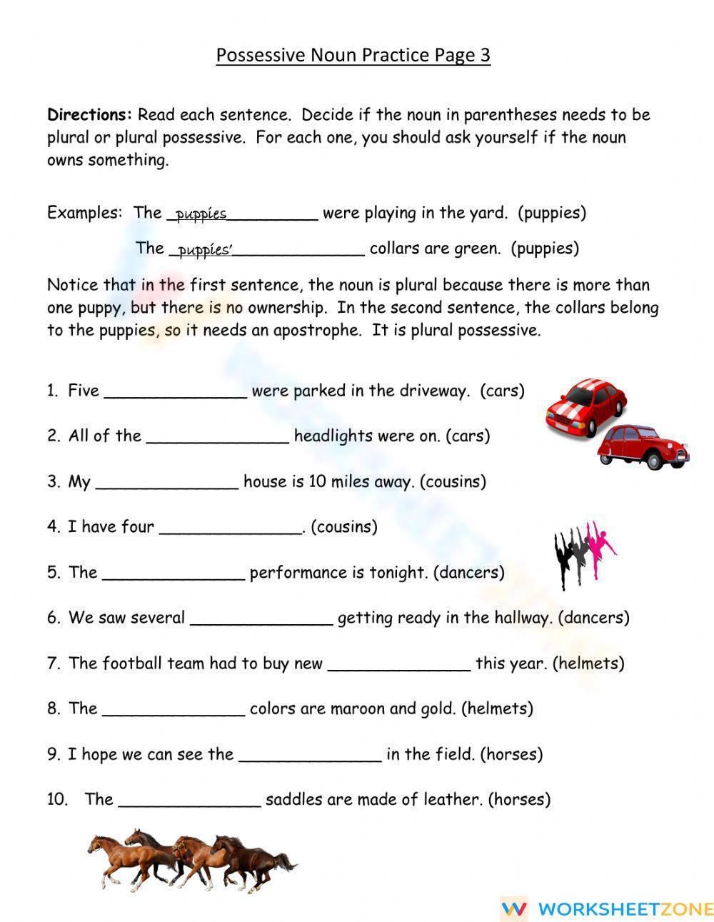 Plural Or Possessive Nouns Year 4 CGP Plus Worksheets Library