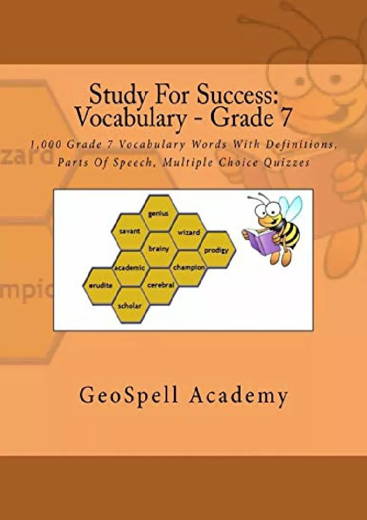 7th grade level vocabulary words