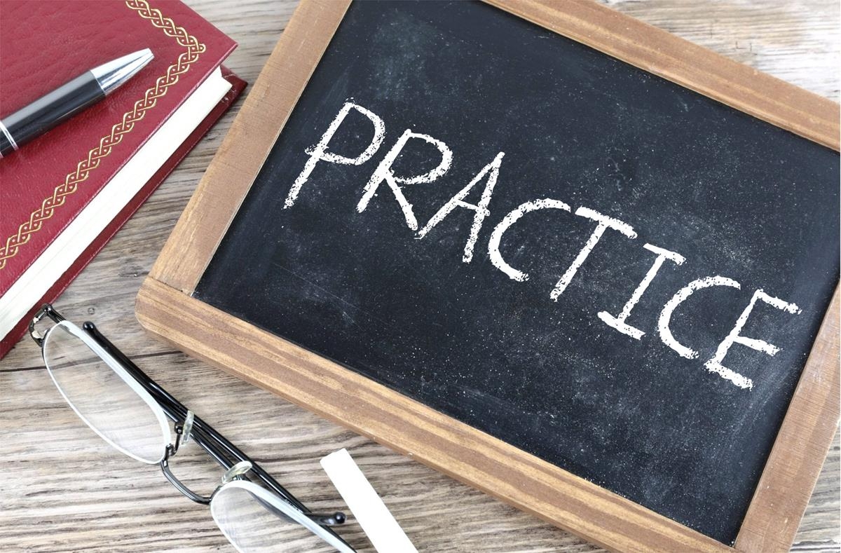 Practice Free Of Charge Creative Commons Chalkboard Image