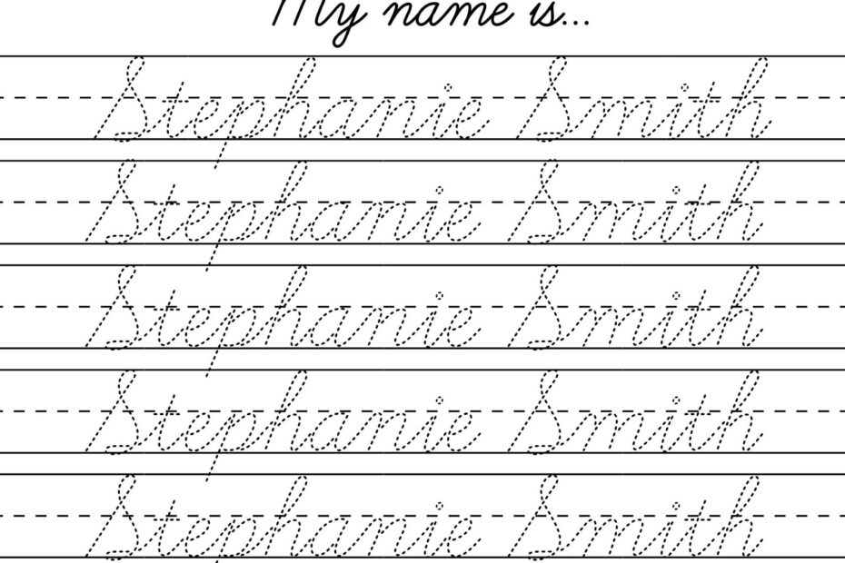 Practice Name Writing Generator