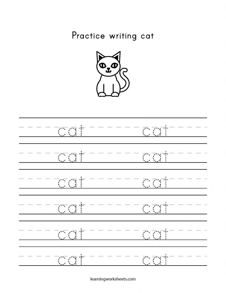 spelling practice worksheets