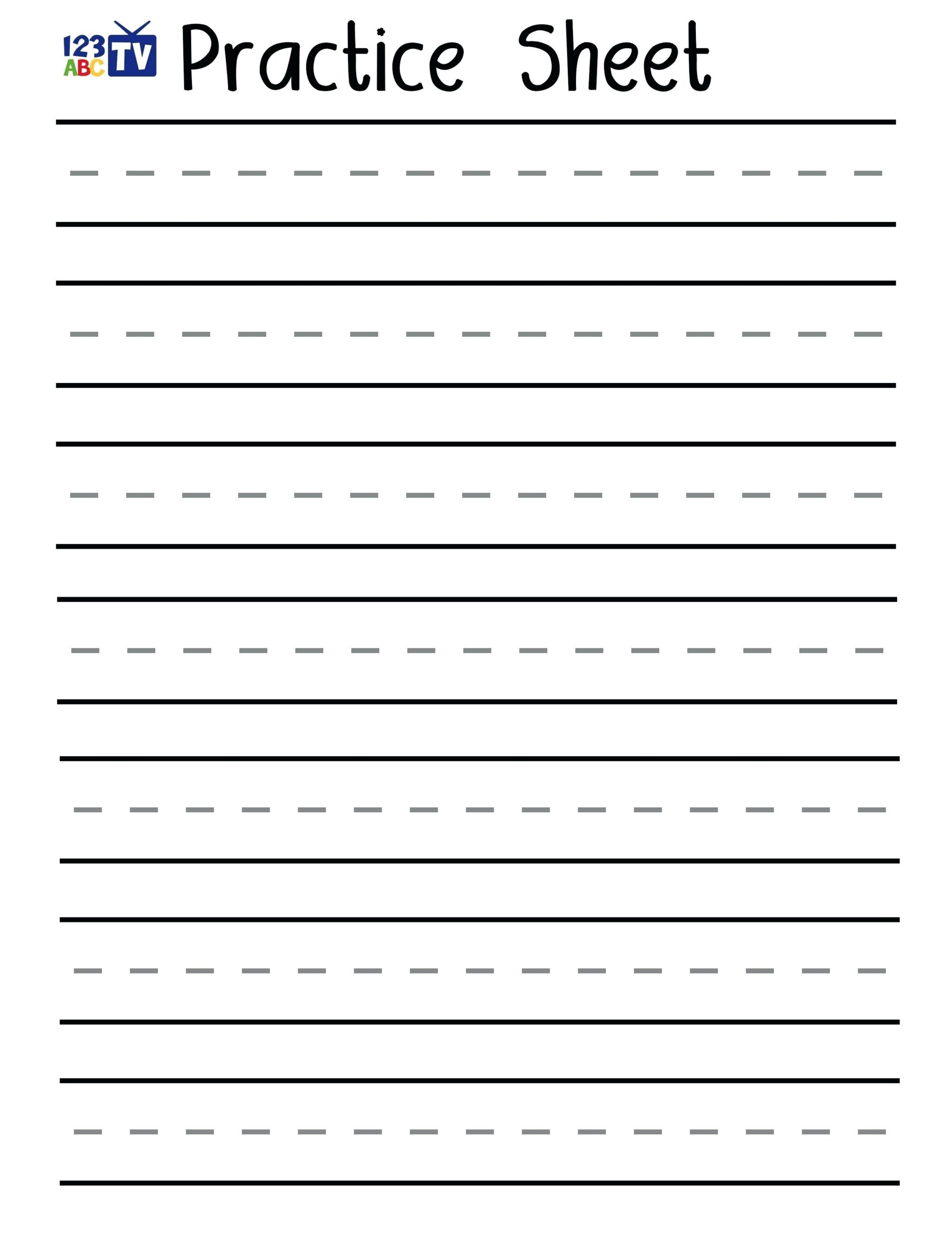 practice writing name worksheets free