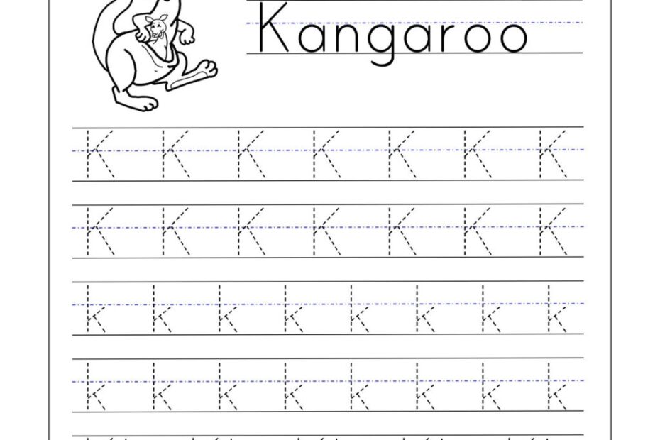 Pre k Tracing Worksheets