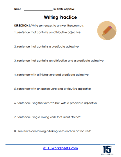 Predicate Adjectives Worksheets 15 Worksheets Worksheets Library