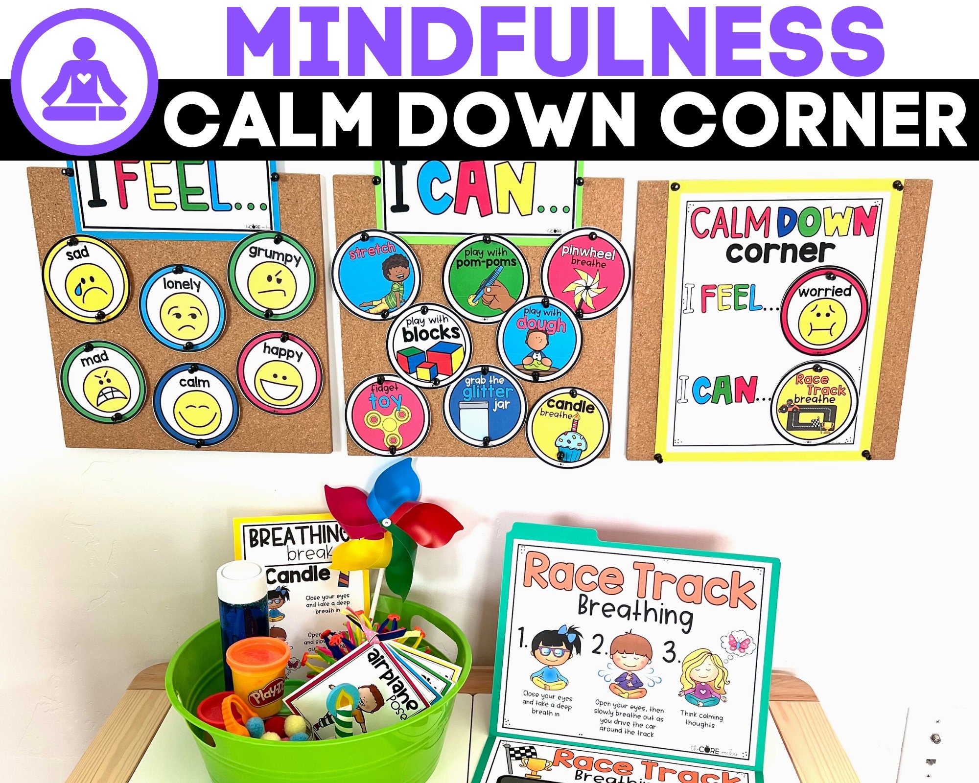 Preschool Calm Down Corner Calm Down Activities For Prek Etsy Australia