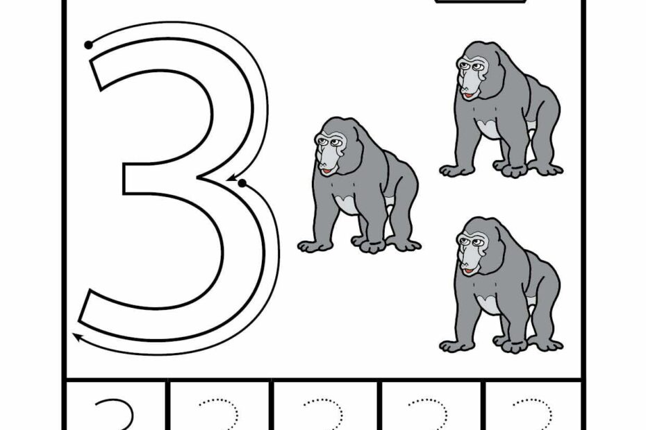 Preschool Number Worksheets Tracing Worksheets Preschool Pres Bilarasa