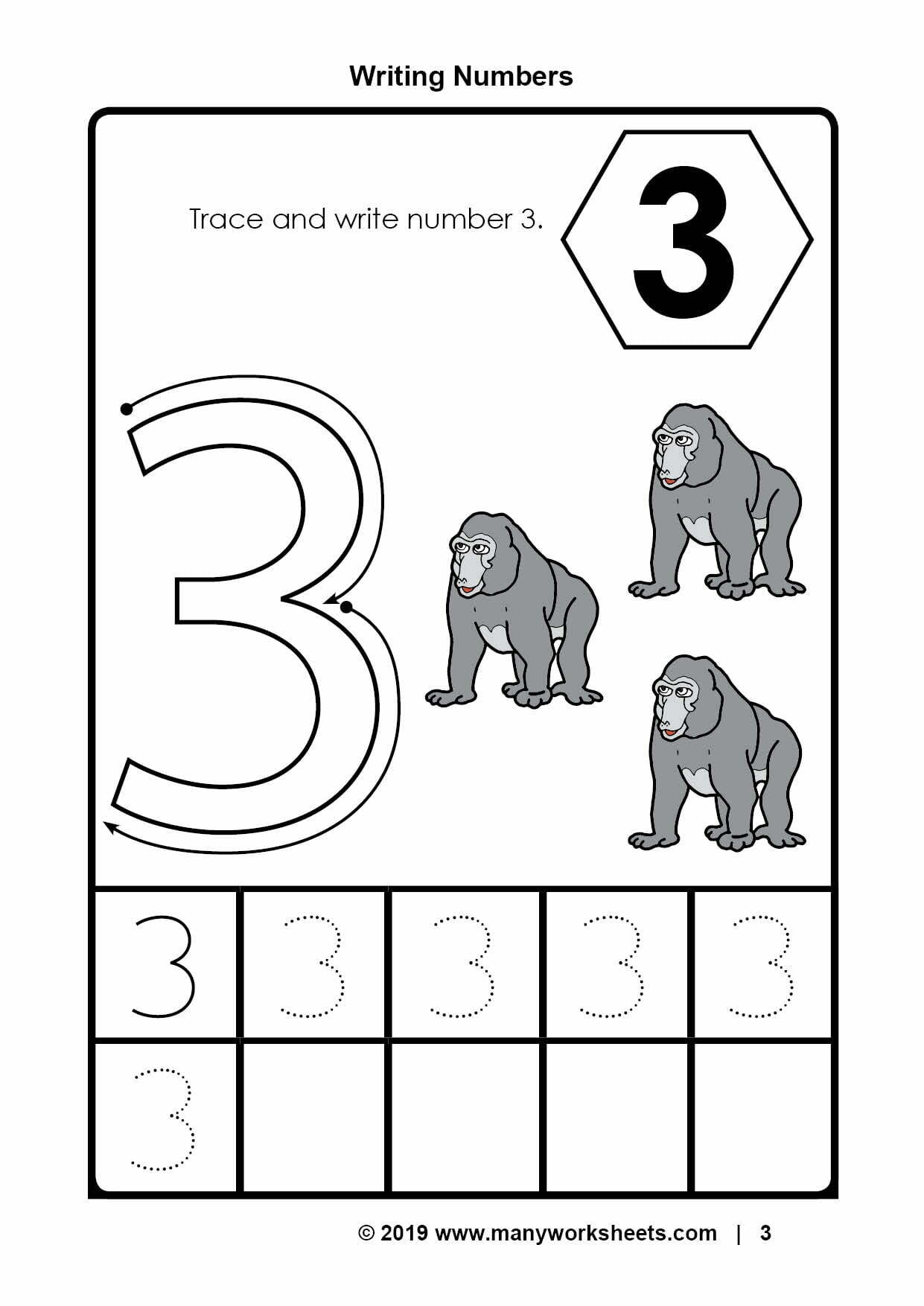 Preschool Number Worksheets Tracing Worksheets Preschool Pres Bilarasa