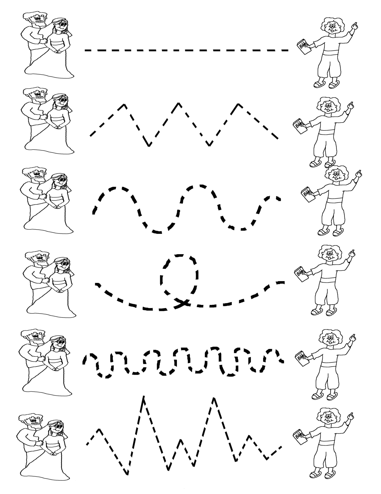 preschool tracing worksheets