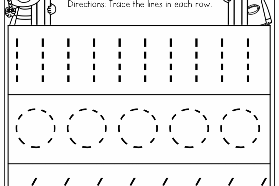 Preschool Tracing Worksheets Best Coloring Pages For Kids