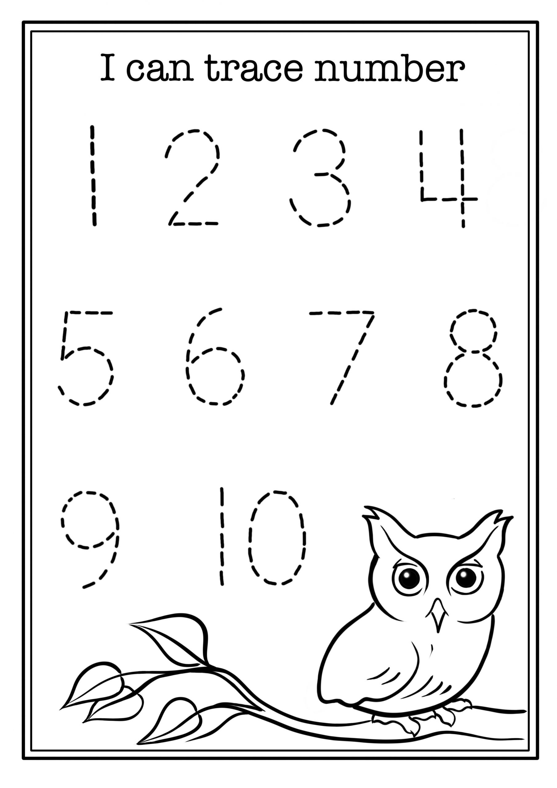 tracing worksheets for preschoolers printable