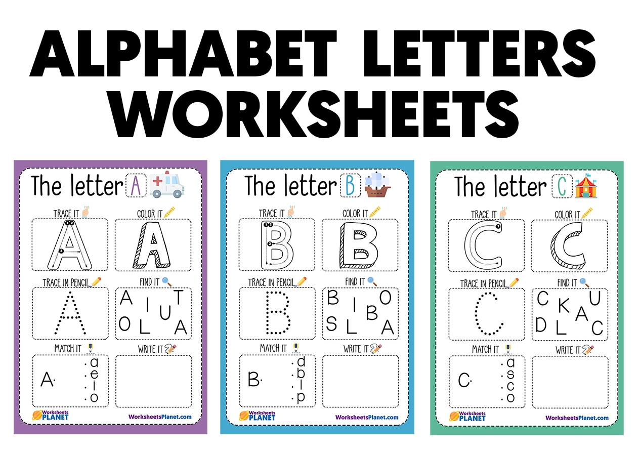 printable alphabet letters worksheets
