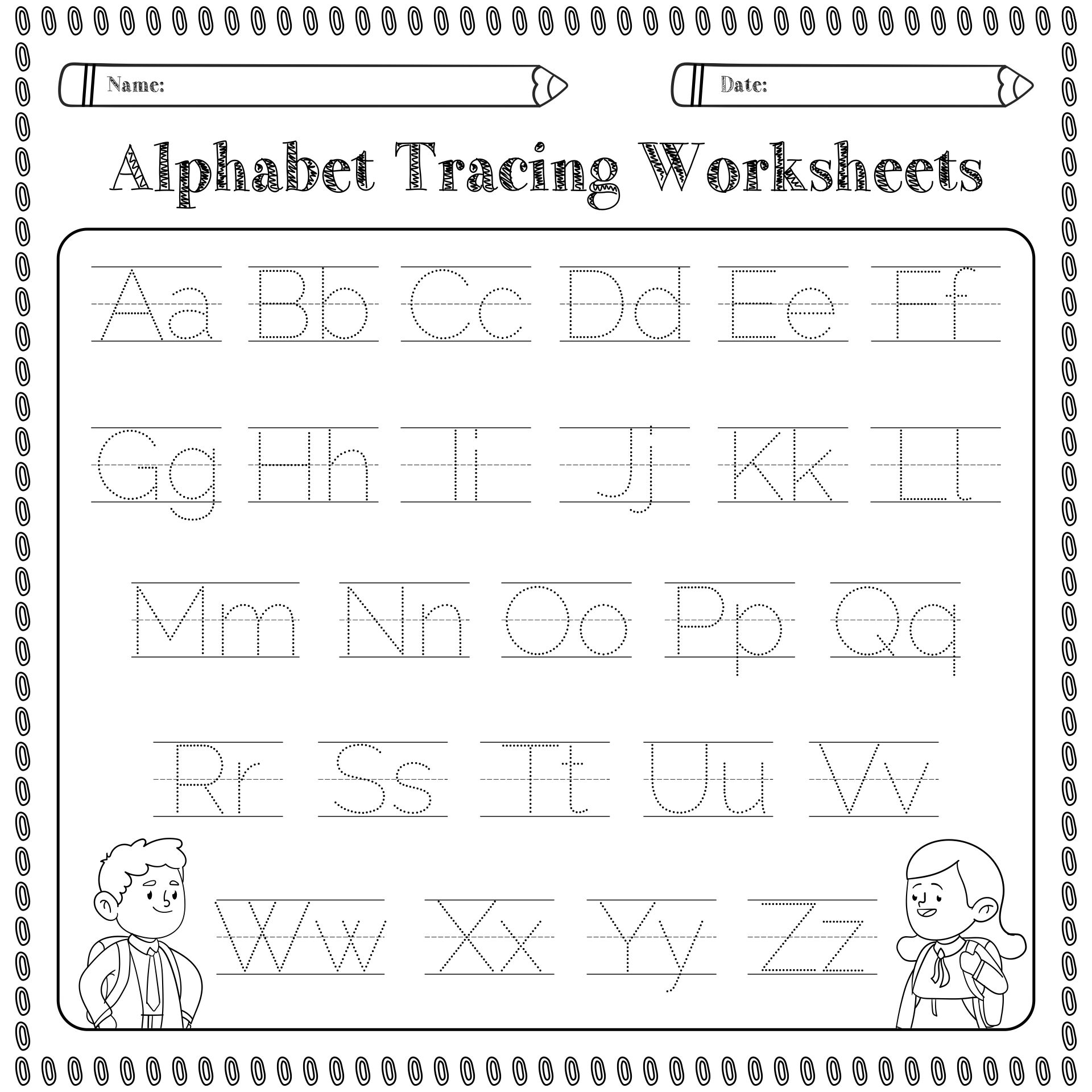 Printable Alphabet Worksheets Free