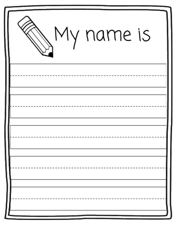 Printable Blank Name Tracing Worksheets Name Tracing Generator