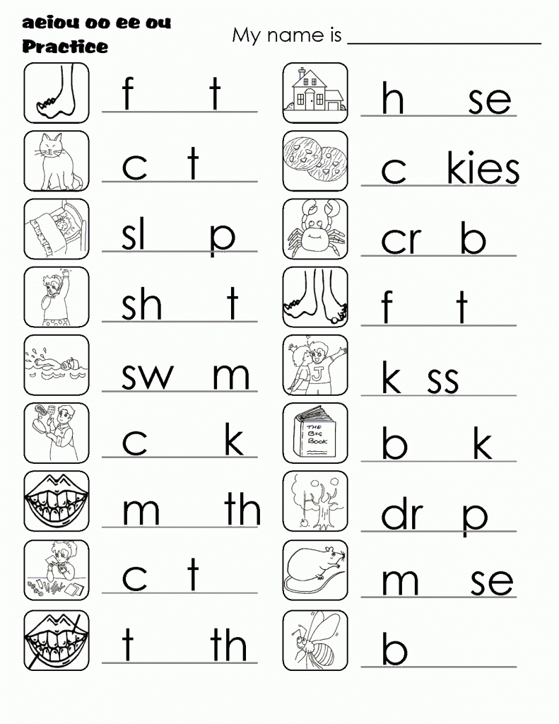 free printable spelling worksheets