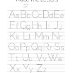 Printable Letter Tracing Letter Tracing Worksheets