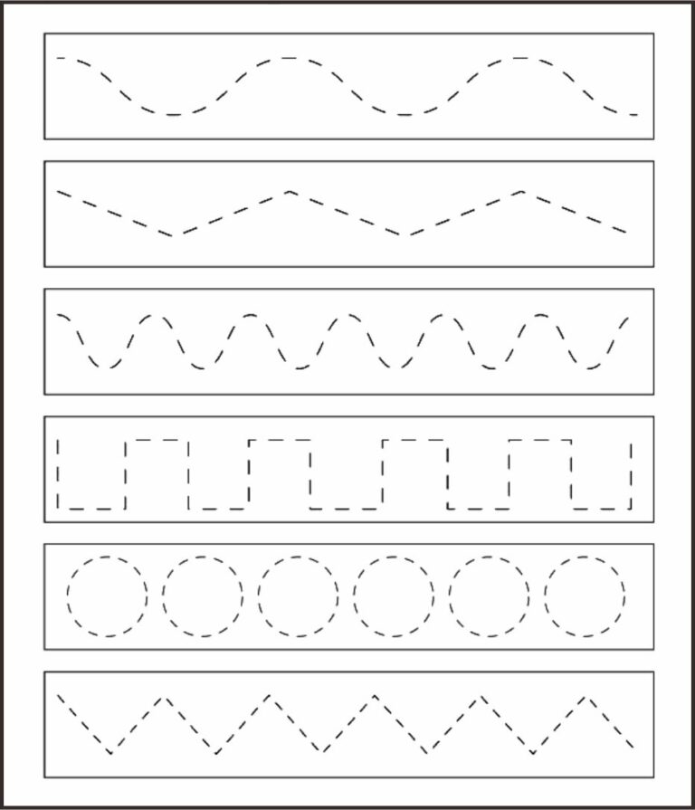 Printable Line Tracing Worksheets Printable JD