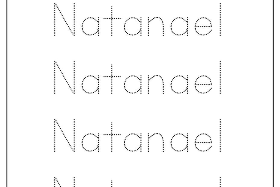 Printable Name Trace Name Tracing Generator