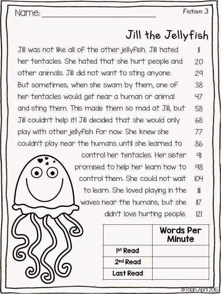 Printable Reading Fluency Passages For 4Th Grade Ronda P Christenson