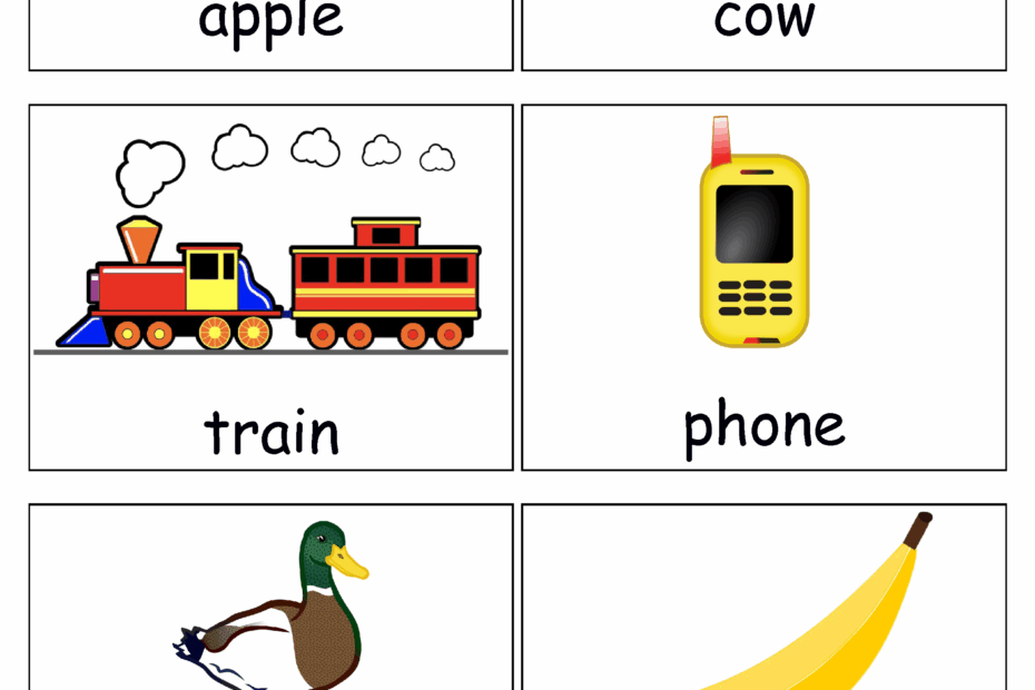 Printable Site Word Flash Cards
