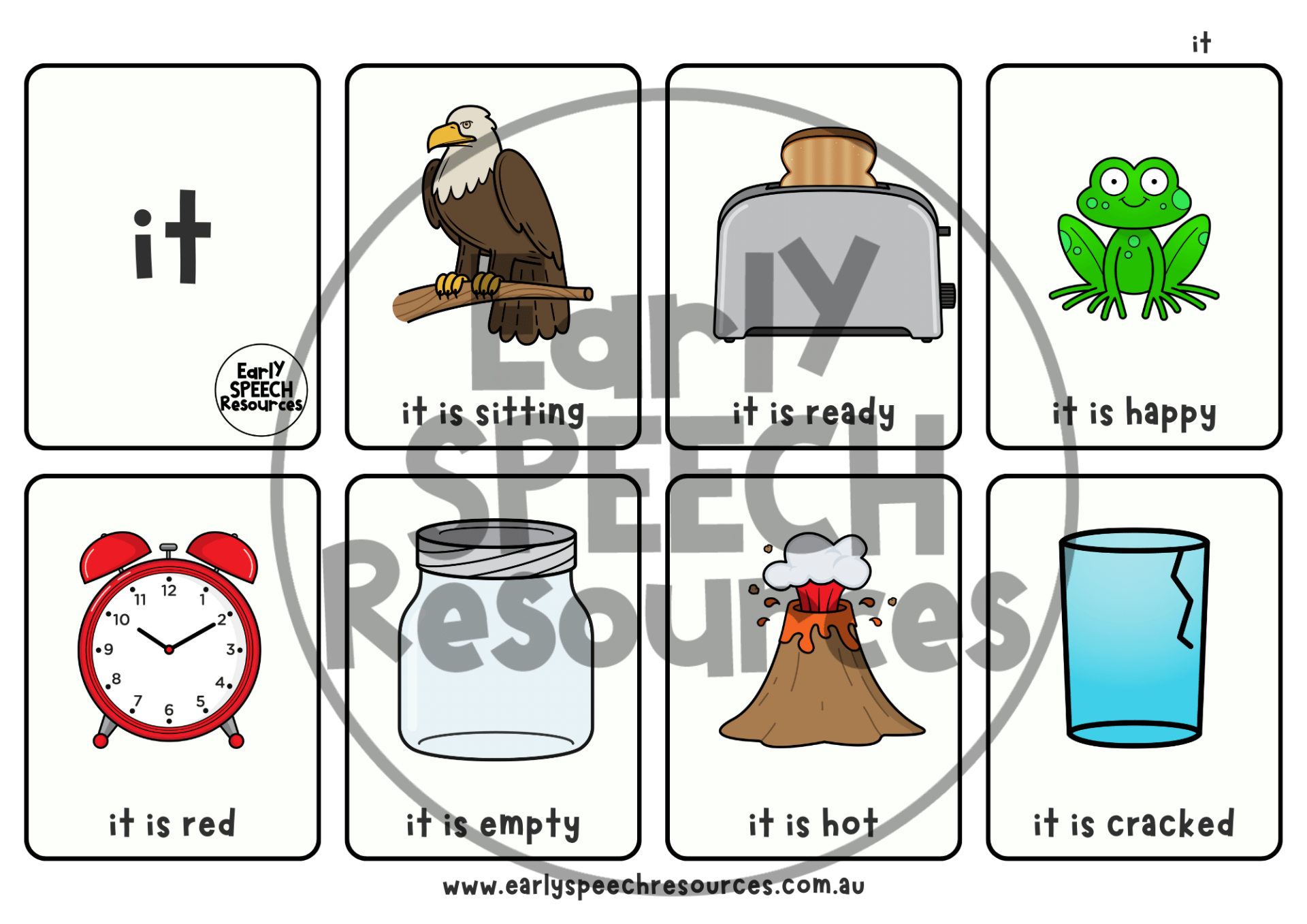 Pronouns Premium Resource Sample Early Speech Resources