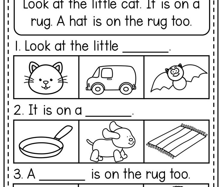 Reading Comprehension Practice Kindergarten
