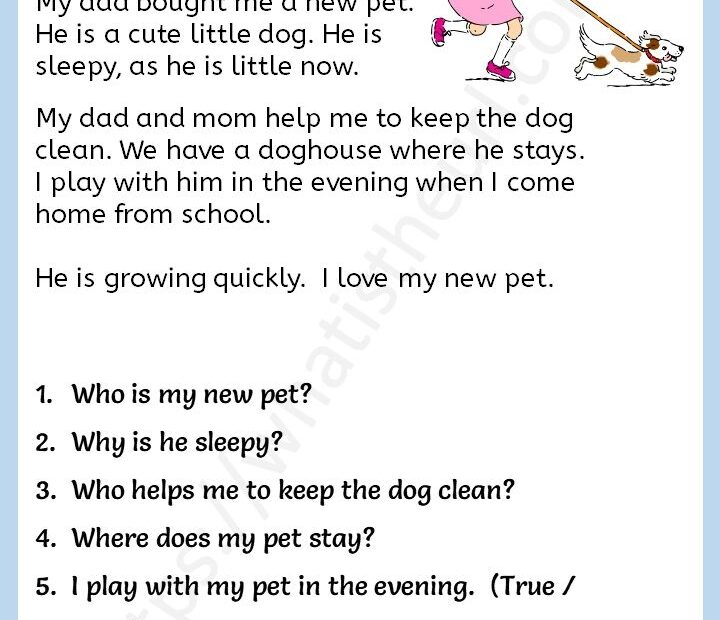 Reading Comprehension Worksheets For 2nd Grade Your Home Teacher