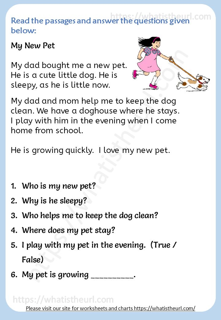 Reading Comprehension Worksheets For 2nd Grade Your Home Teacher 