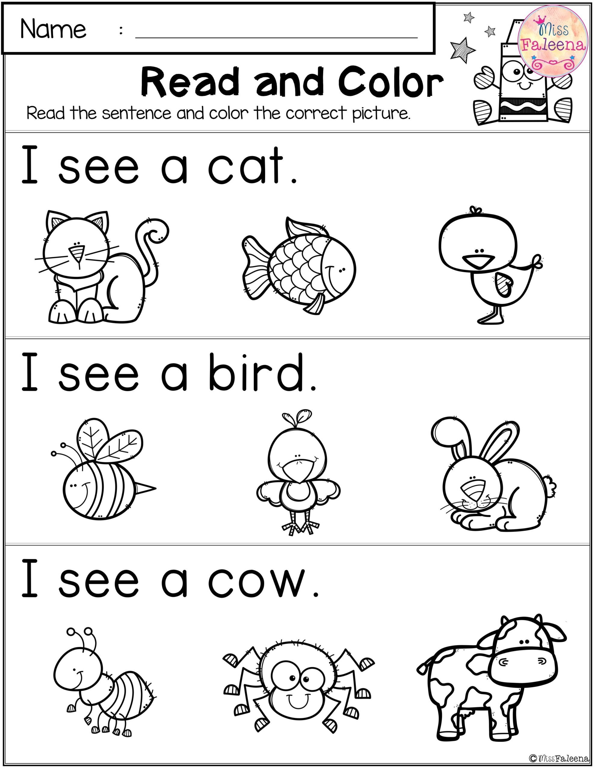 Reading Practice For Kindergarten