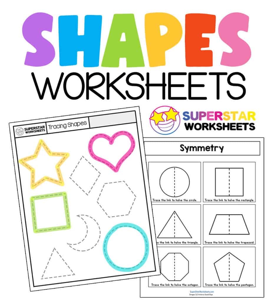 Shapes Practice Learn Your Shapes Shapes Tracing Mat Kindergarten 