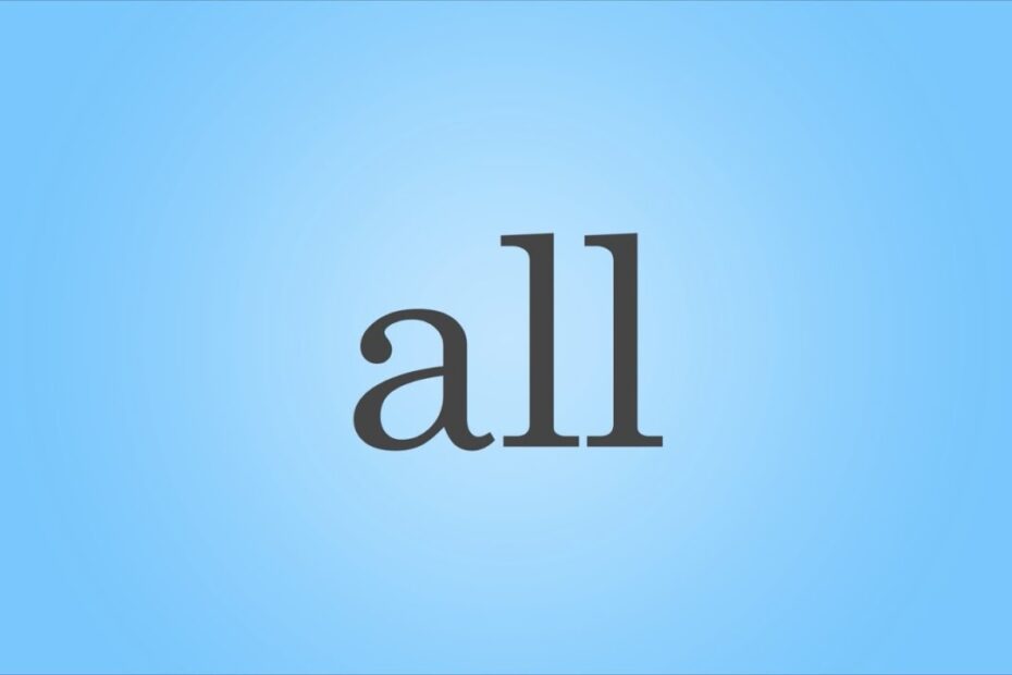 Sight Word Song ALL YouTube