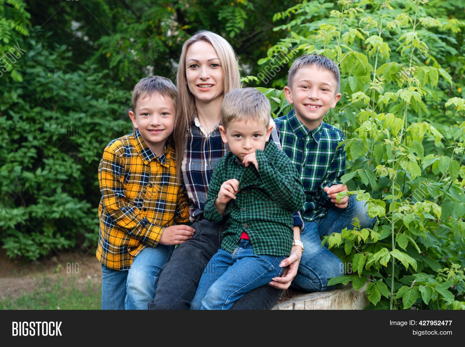 Single Parent Family Image Photo Free Trial Bigstock