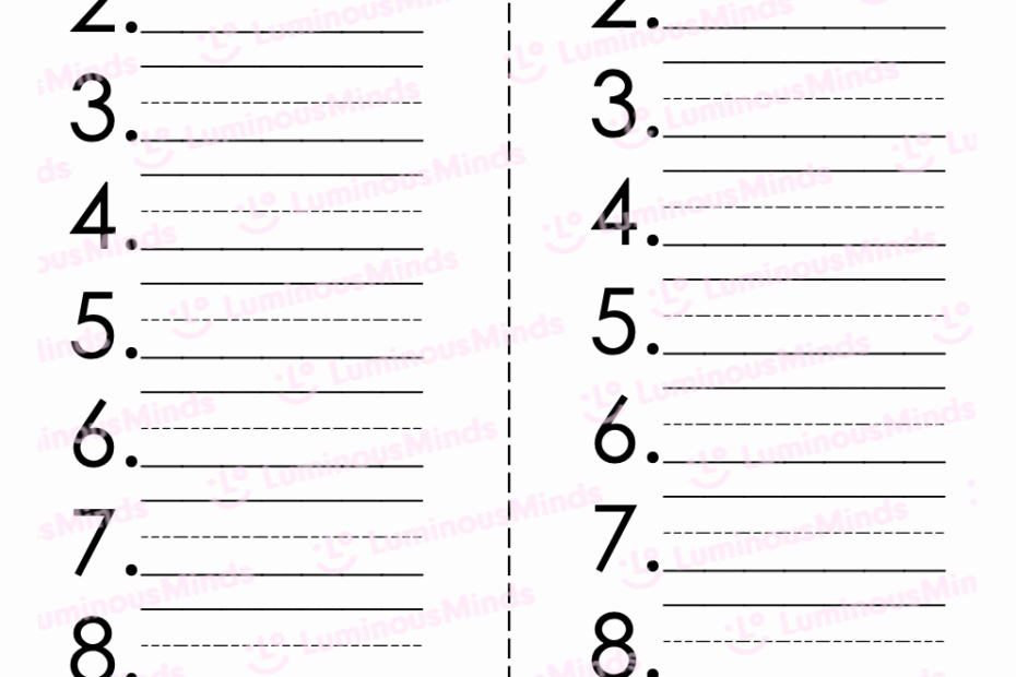Spelling Test Paper Templates Set 1 Worksheets Library