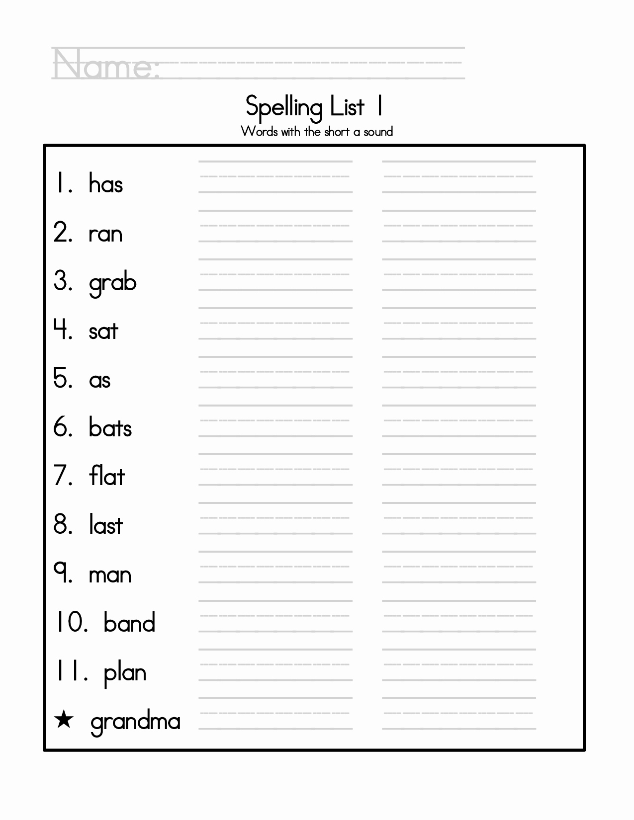 Spelling Worksheets 2nd Graders Luxury 2nd Grade Spelling Worksheets 