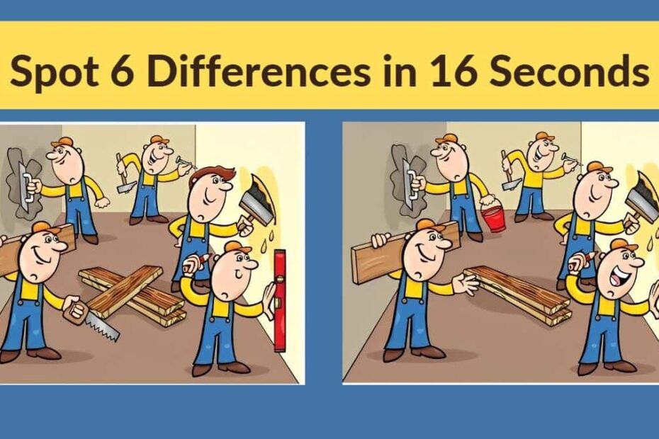 Spot The Difference Can You Spot 6 Differences Between The Two Images
