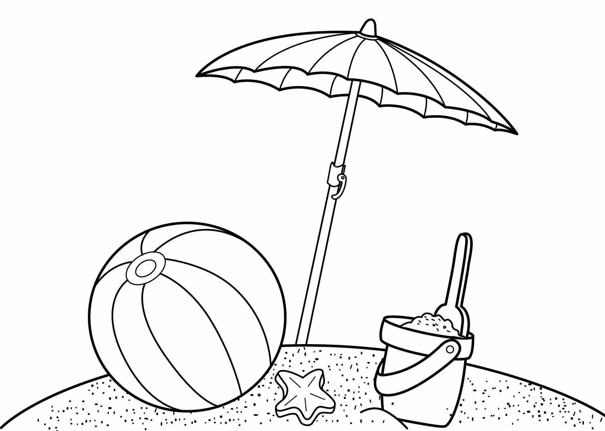 Summer Coloring Pages Free Printable