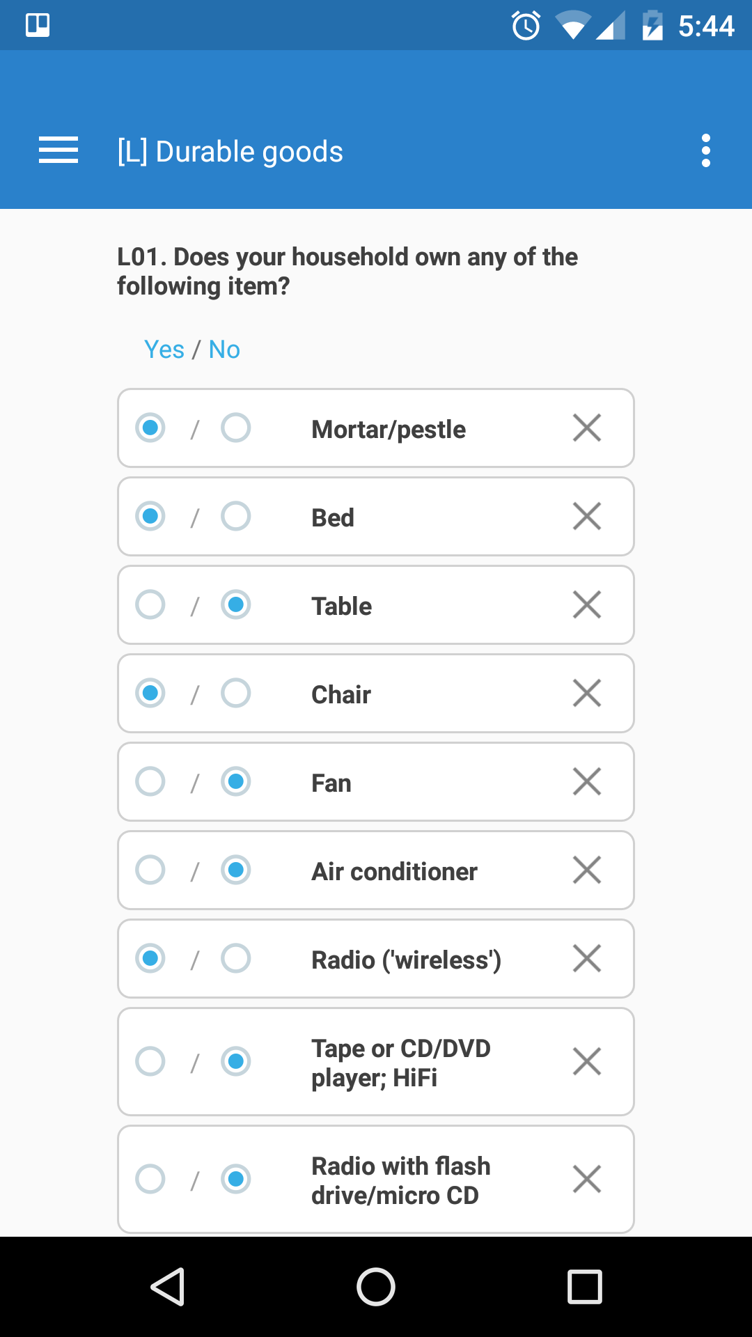 Syntax Guide Multi select Questions