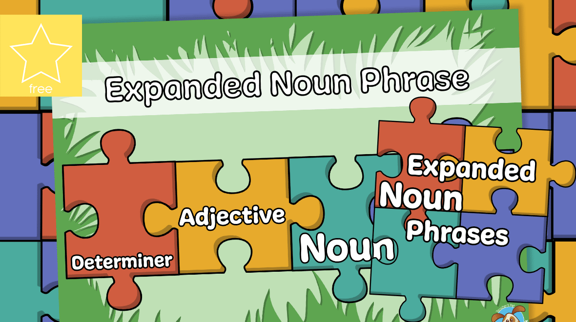 Teacher 39 s Pet Expanded Noun Phrase Jigsaw Poster