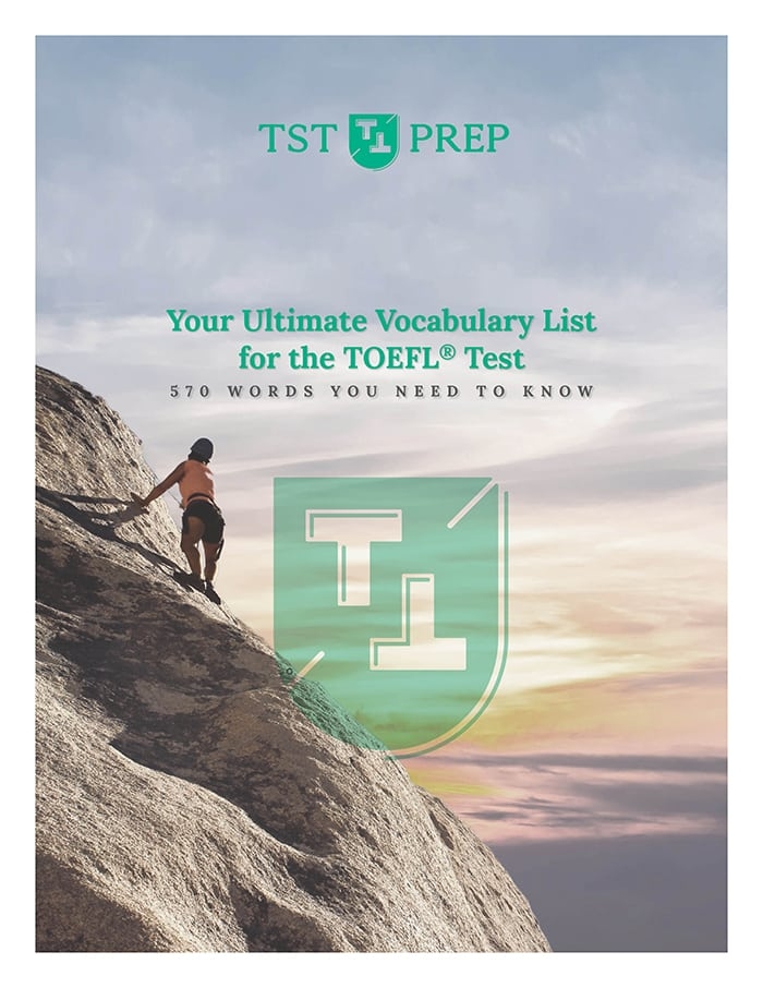 toefl vocabulary list 2025
